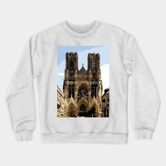 Celebrating Notre Dame I Church Paris France Travel Crewneck Sweatshirt by Art by Ergate